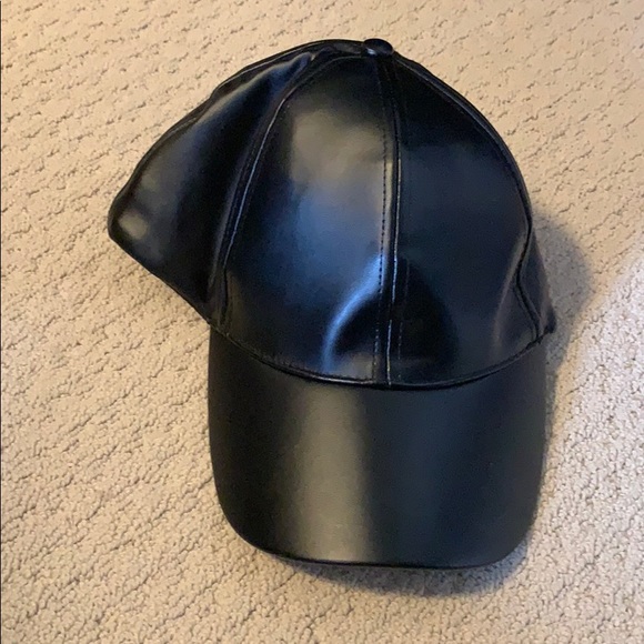 Faux Leather Cap - Picture 3 of 3